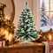 RAHEEV; 3 ft Snow Flocked Artificial Christmas Tree with Hinged Branches; Category:Christmas Tabletop & Accent Trees; Image:6